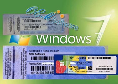 Het originele Windows 7-van de de Productcode Goede Verenigbaarheid van Home Premiumpc Vrije Ruilmiddel